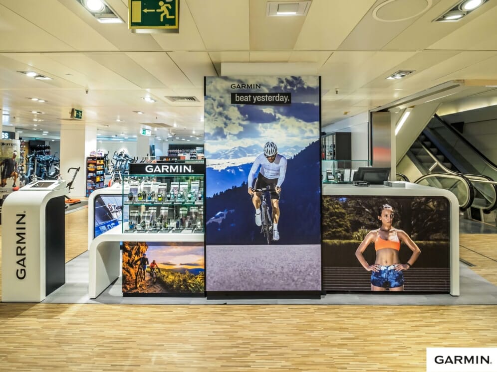 Tienda Garmin, Garmin abre tienda en España