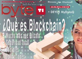 Portada Revista Byte TI 257, Revista Byte TI Febrero 2018