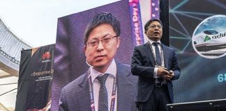 Tony Jin Yong, CEO de Huawei en España, durante la celebración del Huawei Enterprise Day 2019.