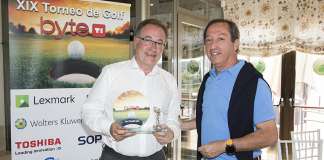 Antonio Gil Muga, director de operaciones y Sistemas de GVC Gaesco Beka S.V, ganador Torneo Golf Byte TI 2