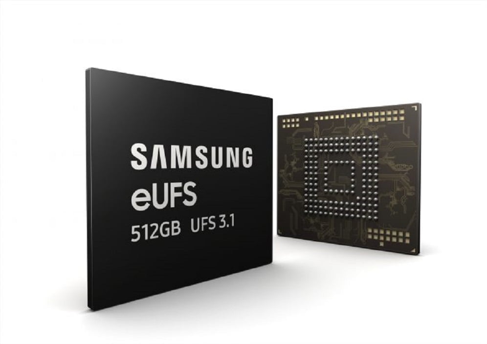 Samsung memoria eUFS 3.1