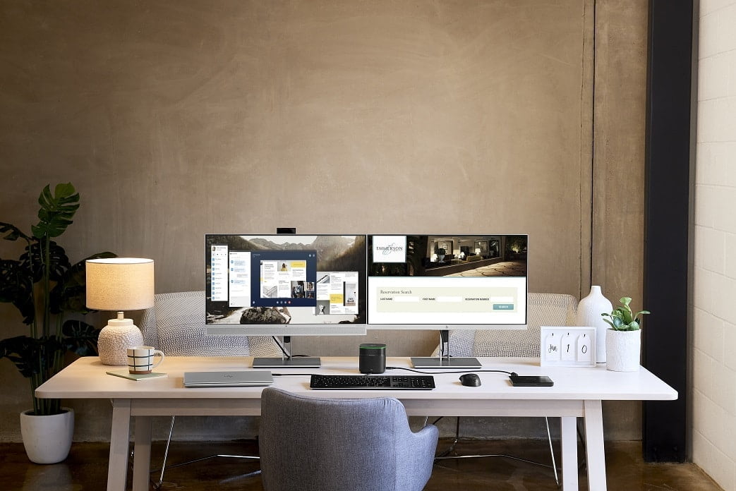 Soporte Monitor sobremesa serie Office-Suites para pantalla
