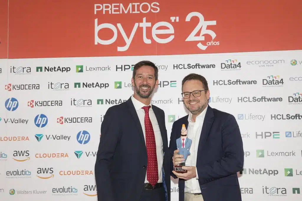 Mejor empresa de ciberseguridad Palo Alto Networks. Recogió el premio Luis Fuertes, director de marketing de Palo Alto Networks