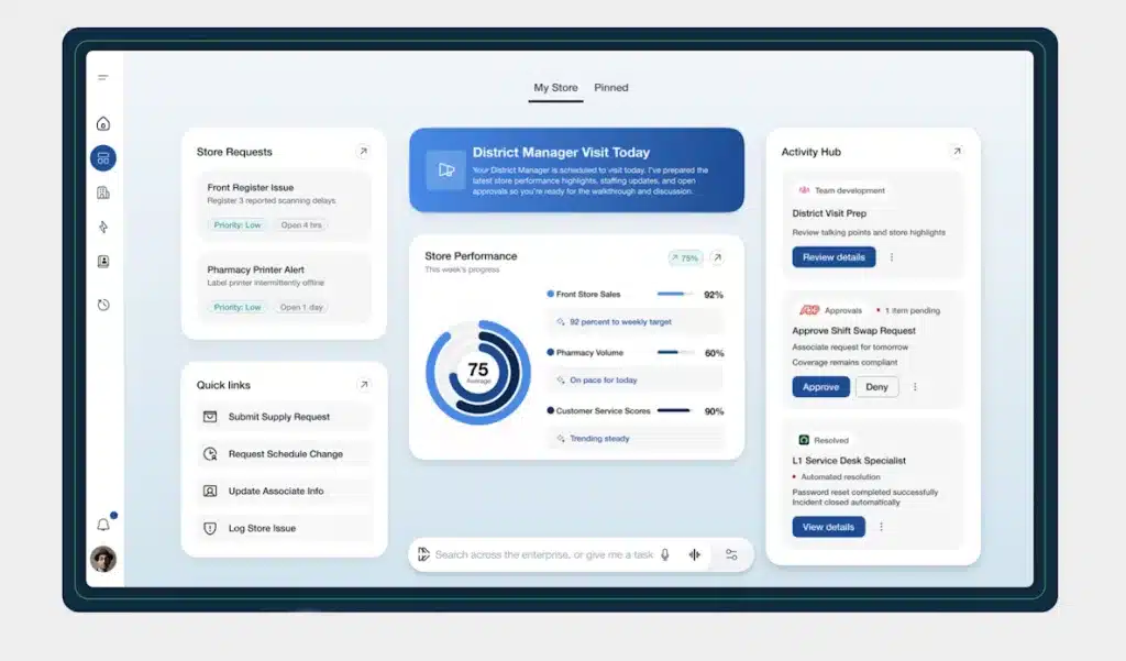 Asistentes de IA ServiceNow EmployeeWorks