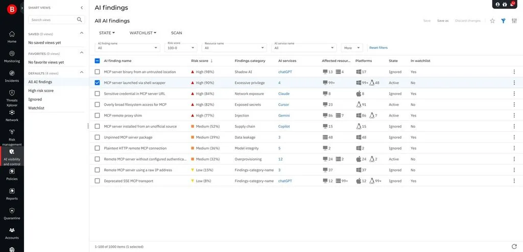 Bitdefender protege a la empresa en la era de la IA con GravityZone AI Visibilite and Control 3 Bitdefender protege a la empresa en la era de la IA con GravityZone AI Visibilite and Control 1