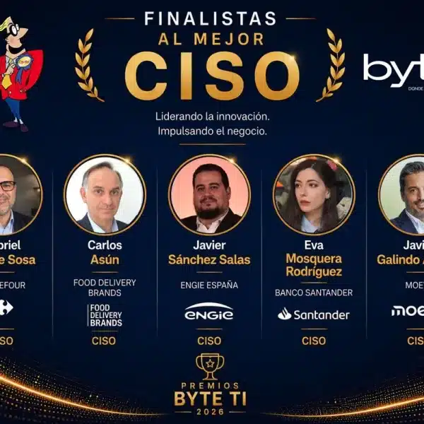 Revista Byte TI - Noticias de Informática | Noticias de Tecnología | Noticias Ciberseguridad para el CIO, Director de Sistemas y Ciberseguridad 4 Estos son los finalistas a «Mejor CISO» de los Premios Byte TI 2026