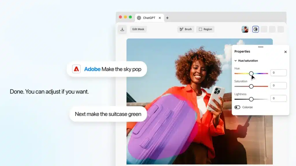 Adobe -La IA agéntica chatGPT foto 2