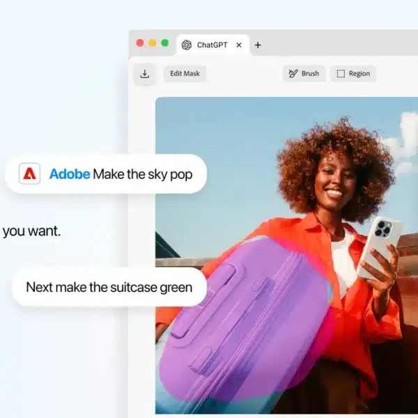 Revista Byte TI - Noticias de Informática | Noticias de Tecnología | Noticias Ciberseguridad para el CIO, Director de Sistemas y Ciberseguridad 2 Adobe añade controles de edición interactivos para el complemento de ChatGPT