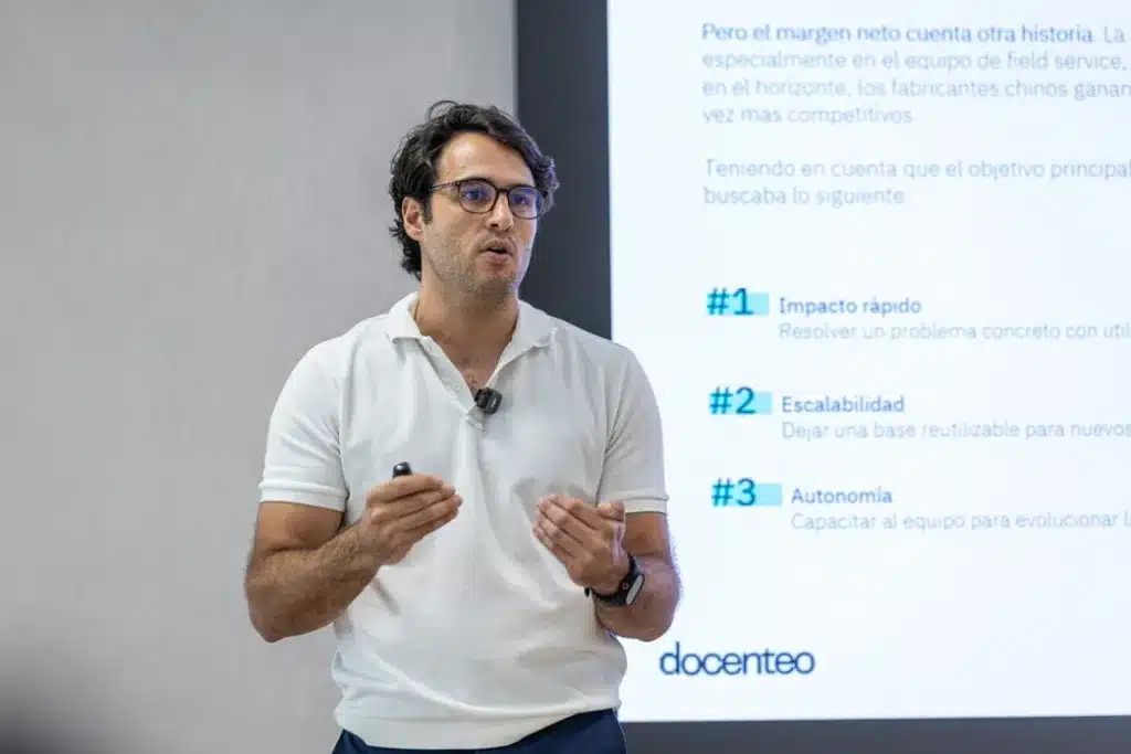 Álvaro Montero, cofundador y responsable técnico de Docenteo: "Si la inversión termina cuando acaba el proyecto, el impacto será limitado" 1 Álvaro Montero, cofundador y responsable técnico de Docenteo